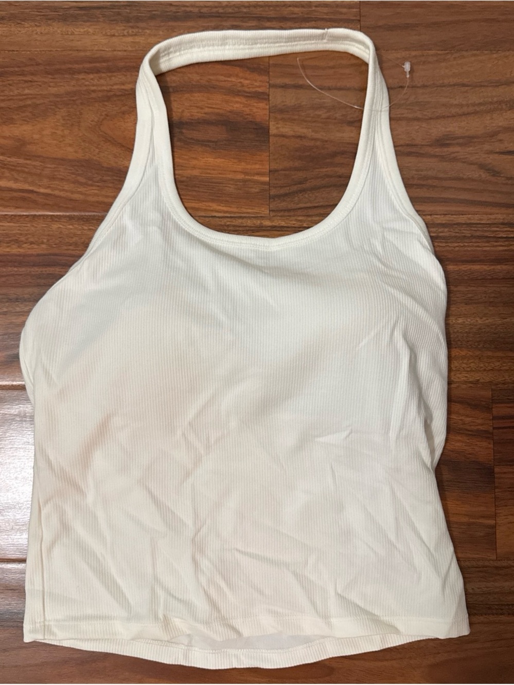 Uniqlo Women's Ribbed Scoop Tank Top - White